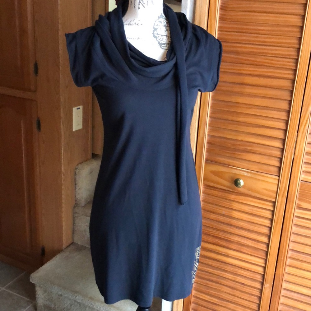 Juicy couture washed black tunic small